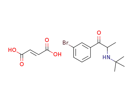 2-(N-tert-butylamino)-3'-bromopropiophenone fumarate