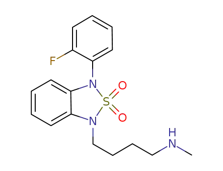 4-[3-(2-fluorophenyl)-2,2-dioxido-2,1,3-benzothiadiazol-1(3H)-yl]-N-methylbutan-1-amine