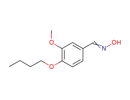 Molecular Structure of 2411-34-9 (4-BUTOXY-3-METHOXY-BENZALDEHYDE OXIME)