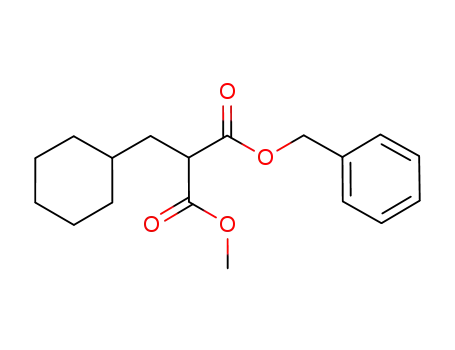 2-cyclohexylmethyl-malonic acid benzyl ester methyl ester