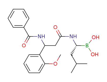 (R)-1-[3-benzamido-3-(2-methoxyphenyl)propanamido]-3-methylbutylboronic acid