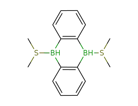 Molecular Structure of 1233793-92-4 ((Me<sub>2</sub>S)HB(C<sub>6</sub>H<sub>4</sub>)2BH(SMe<sub>2</sub>))