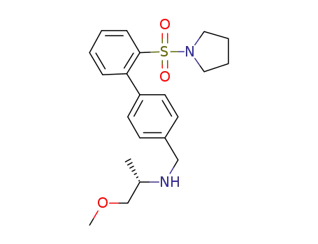 ((S)-2-Methoxy-1-methyl-ethyl)-[2'-(pyrrolidine-1-sulfonyl)-biphenyl-4-ylmethyl]-amine