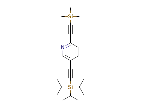 5-((triisopropylsilyl)ethynyl)-2-((trimethylsilyl)ethynyl)pyridine