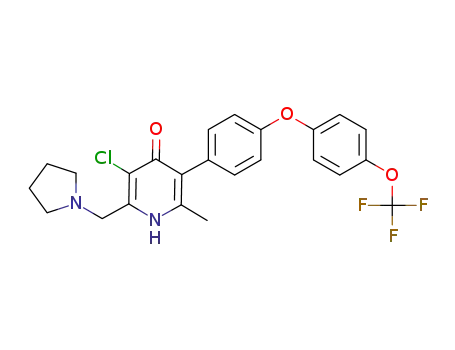 C<sub>24</sub>H<sub>22</sub>ClF<sub>3</sub>N<sub>2</sub>O<sub>3</sub>