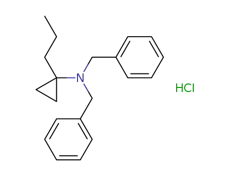 N,N-dibenzyl-N-(1-propylcyclopropyl)amine hydrochloride