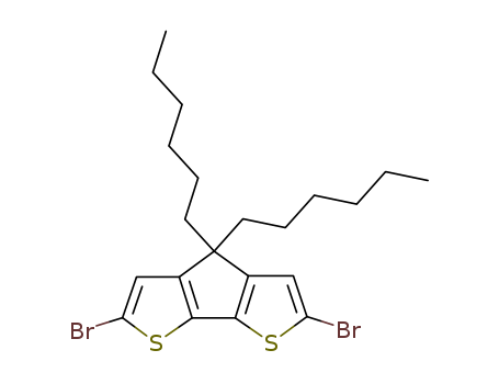 2,6-Dibromo-4,4-dihexyl-4H -cyclopenta[2,1-b;3,4-b']dithiophene