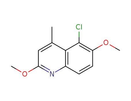 Molecular Structure of 189746-19-8 (5-CHLORO-2,6-DIMETHOXY-4-METHYLQUINOLINE)