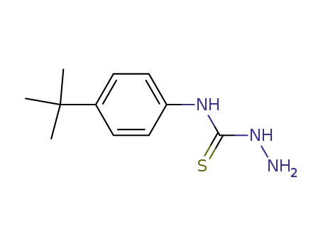 Molecular Structure of 109509-79-7 (4-(4-TERT-BUTYLPHENYL)-THIOSEMICARBAZIDE)