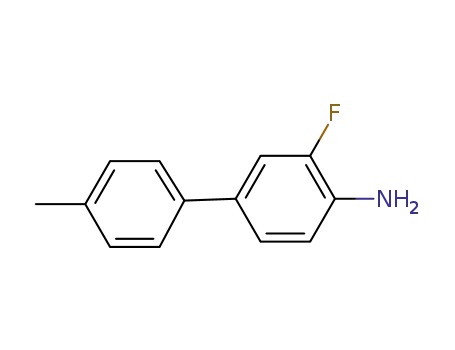Molecular Structure of 893735-45-0 (3-FLUORO-4'-METHYL[1,1'-BIPHENYL]-4-AMINE)