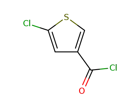 Molecular Structure of 113471-08-2 (3-Thiophenecarbonyl chloride, 5-chloro- (9CI))
