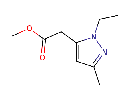 (2-ethyl-5-methyl-2H-pyrazol-3-yl)-acetic acid methyl ester