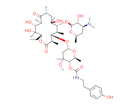 4''-O-(4-hydroxyphenethyl)carbamoyl erythromycin A