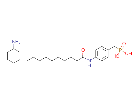 P-[[4-[(1-Oxodecyl)aMino]phenyl]Methyl]phosphonic Acid CyclohexylaMine Salt