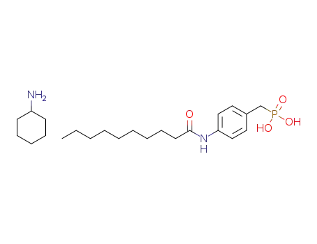P-[[4-[(1- 옥소 데실) aMino] 페닐] 메틸] 포스 폰산 시클로 헥 실라 민염