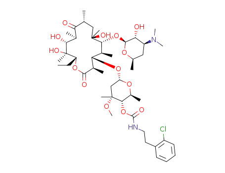4''-O-(2-chlorophenethyl)carbamoyl erythromycin A