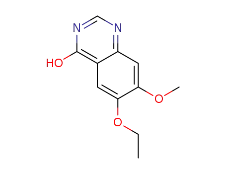 Molecular Structure of 577728-29-1 (6-Ethoxy-7-Methoxyquinazoline-4-One)