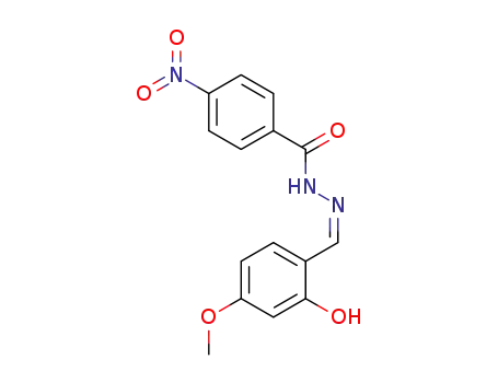(Z)-N'-(2-hydroxy-4-methoxybenzylidene)-4-nitrobenzohydrazide