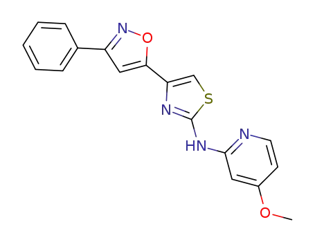 (4-methoxypyridin-2-yl)-[4-(3-phenylisoxazol-5-yl)-thiazol-2-yl]-amine