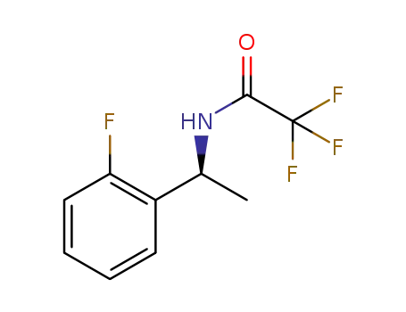 (S)-2,2,2-trifluoro-N-(1-(2-(fluoro)phenyl)ethyl)acetamide