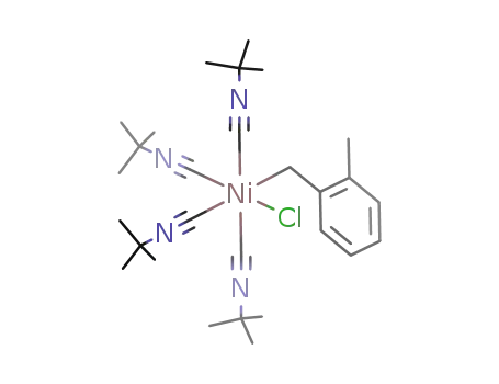 Molecular Structure of 98170-47-9 (NiCl(CH<sub>2</sub>C<sub>6</sub>H<sub>4</sub>CH<sub>3</sub>)(CNC(CH<sub>3</sub>)3)4)