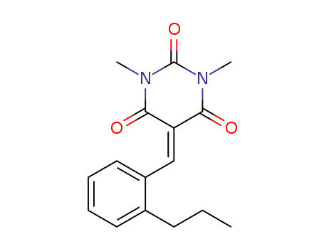 1,3-dimethyl-5-(2-propylbenzylidene)pyrimidine-2,4,6(1H,3H,5H)-trione