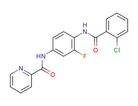N-(4-(2-chlorobenzamido)-3-fluorophenyl)picolinamide