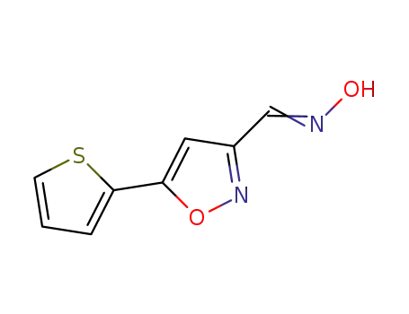 5-(2-thienyl)isoxazole-3-carbaldehyde oxime