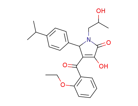 4-(2-ethoxybenzoyl)-3-hydroxy-1-(2-hydroxypropyl)-5-(4-isopropylphenyl)-1,5-dihydropyrrol-2-one