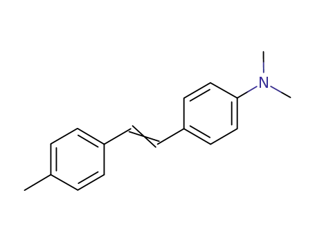 Molecular Structure of 7378-54-3 (N,N-Dimethyl-4-[2-(4-methylphenyl)ethenyl]aniline)