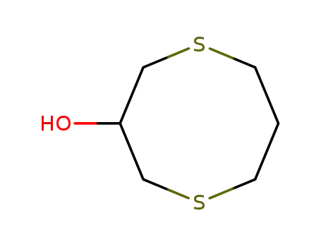 Molecular Structure of 86944-00-5 (1,5-DITHIACYCLOOCTAN-3-OL)