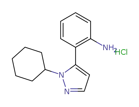 5-(2-aminophenyl)-1-cyclohexyl-1H-pyrazole hydrochloride