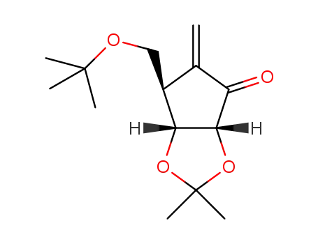 (3R,6R,6aR)-6-(tert-butoxymethyl)-2,2-dimethyl-5-methylenedihydro-3aH-cyclopenta[d][1,3]-dioxol-4-(5H)one