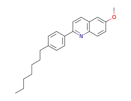 2-(4-heptylphenyl)-6-methoxyquinoline