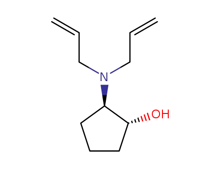 Molecular Structure of 77924-51-7 (trans-2-(diallylamino)cyclopentanol)