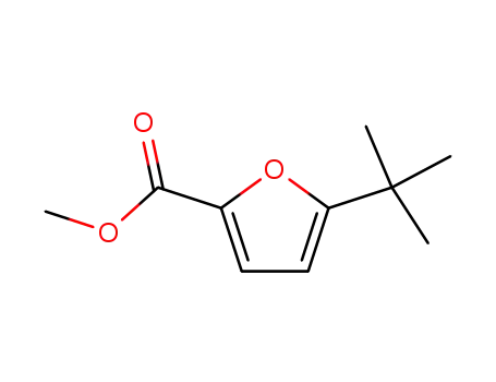 Molecular Structure of 59907-23-2 (Methyl 5-tert-butylfuran-2-carboxylate)
