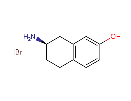 Molecular Structure of 194785-79-0 ((S)-2-AMINO-7-HYDROXYTETRALIN HYDROBROMIDE)