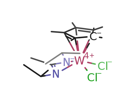 [(η5-C5Me5)W[N(i-Pr)C(Me)N(i-Pr)]Cl2]