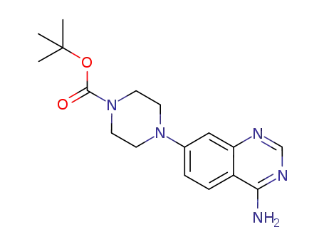 tert-butyl 4-(4-aminoquinazolin-7-yl)piperazine-1-carboxylate