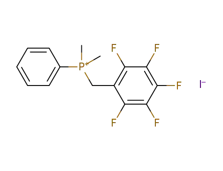 2,3,4,5,6-pentafluorobenzyl(dimethyl)phenylphosphonium iodide
