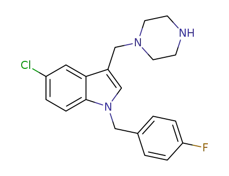 C<sub>20</sub>H<sub>21</sub>ClFN<sub>3</sub>