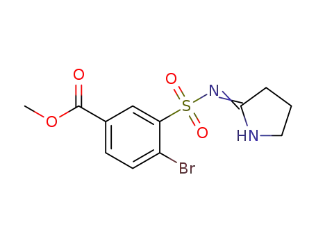 methyl-4-bromo-3-tetrahydro-1H-2-pyrrolydensulfamoylbenzoate