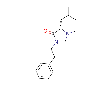 (S)-5-isobutyl-1-methyl-3-phenethylimidazolidin-4-one