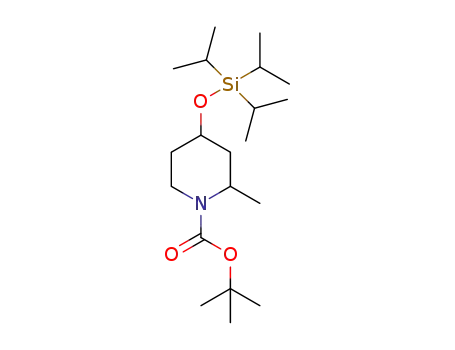 t-butyl 2-methyl-4-((triisopropylsilyl)oxy)piperidine-1-carboxylate