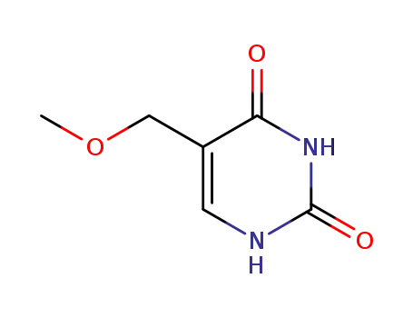 Molecular Structure of 57346-43-7 (5-MethoxyMethyluracil)