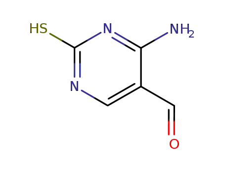 5-Pyrimidinecarboxaldehyde, 4-amino-1,2-dihydro-2-thioxo- (9CI)