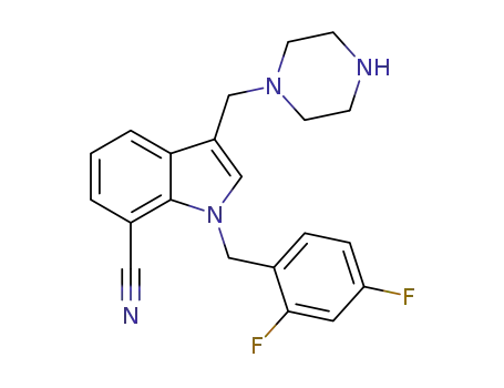 C<sub>21</sub>H<sub>20</sub>F<sub>2</sub>N<sub>4</sub>