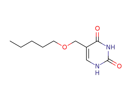 Molecular Structure of 133635-46-8 (5-pentoxymethyluracil)