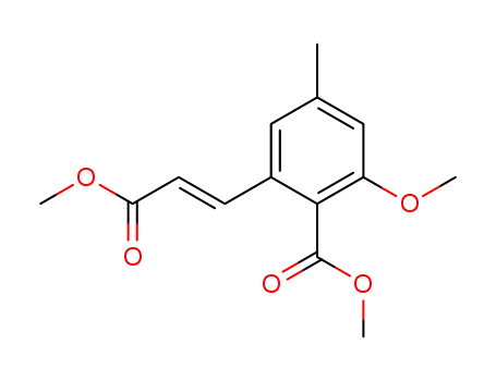 methyl 3-methoxy-2-methoxycarbonyl-5-methyl-trans-cinnamate