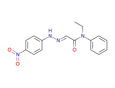 N-Ethyl-2-[(4-nitro-phenyl)-hydrazono]-N-phenyl-acetamide